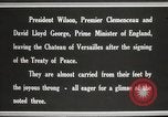 Image of Woodrow Wilson at treaty signing France, 1919, second 38 stock footage video 65675064454