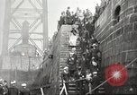 Image of Woodrow Wilson returning to America after signing treaty Brest France, 1919, second 25 stock footage video 65675064455