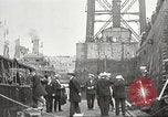 Image of Woodrow Wilson returning to America after signing treaty Brest France, 1919, second 42 stock footage video 65675064455
