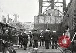 Image of Woodrow Wilson returning to America after signing treaty Brest France, 1919, second 49 stock footage video 65675064455