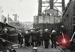 Image of Woodrow Wilson returning to America after signing treaty Brest France, 1919, second 51 stock footage video 65675064455