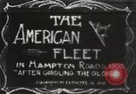 Image of Great White Fleet North Atlantic Ocean, 1909, second 1 stock footage video 65675064473