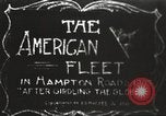 Image of Great White Fleet North Atlantic Ocean, 1909, second 12 stock footage video 65675064473