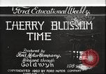 Image of Cherry Blossom Time Japan, 1920, second 1 stock footage video 65675064488