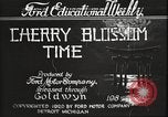 Image of Cherry Blossom Time Japan, 1920, second 4 stock footage video 65675064488