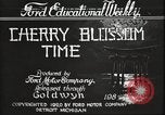 Image of Cherry Blossom Time Japan, 1920, second 5 stock footage video 65675064488