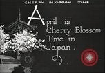 Image of Cherry Blossom Time Japan, 1920, second 16 stock footage video 65675064488