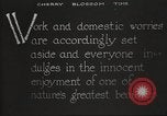 Image of Cherry Blossom Time Japan, 1920, second 53 stock footage video 65675064488