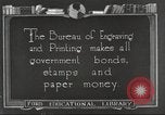 Image of Bureau of Engraving and Printing Washington DC USA, 1921, second 1 stock footage video 65675064510