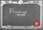 Image of Bureau of Engraving and Printing Washington DC USA, 1921, second 18 stock footage video 65675064510