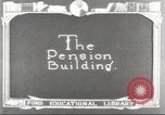 Image of The Pension Building Washington DC USA, 1921, second 20 stock footage video 65675064511