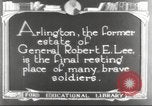 Image of Arlington National Cemetery Arlington Virginia USA, 1921, second 14 stock footage video 65675064512