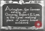 Image of Arlington National Cemetery Arlington Virginia USA, 1921, second 15 stock footage video 65675064512