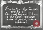 Image of Arlington National Cemetery Arlington Virginia USA, 1921, second 16 stock footage video 65675064512