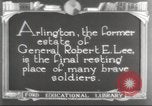 Image of Arlington National Cemetery Arlington Virginia USA, 1921, second 17 stock footage video 65675064512