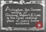 Image of Arlington National Cemetery Arlington Virginia USA, 1921, second 19 stock footage video 65675064512