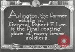 Image of Arlington National Cemetery Arlington Virginia USA, 1921, second 20 stock footage video 65675064512