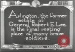 Image of Arlington National Cemetery Arlington Virginia USA, 1921, second 21 stock footage video 65675064512