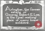 Image of Arlington National Cemetery Arlington Virginia USA, 1921, second 24 stock footage video 65675064512