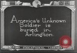 Image of Arlington National Cemetery Arlington Virginia USA, 1921, second 36 stock footage video 65675064512