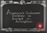 Image of Arlington National Cemetery Arlington Virginia USA, 1921, second 39 stock footage video 65675064512