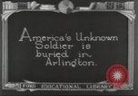 Image of Arlington National Cemetery Arlington Virginia USA, 1921, second 40 stock footage video 65675064512