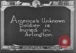 Image of Arlington National Cemetery Arlington Virginia USA, 1921, second 42 stock footage video 65675064512