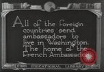 Image of Lafayette Monument Washington DC USA, 1921, second 6 stock footage video 65675064514