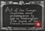 Image of Lafayette Monument Washington DC USA, 1921, second 11 stock footage video 65675064514