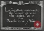 Image of Lafayette Monument Washington DC USA, 1921, second 18 stock footage video 65675064514