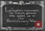 Image of Lafayette Monument Washington DC USA, 1921, second 19 stock footage video 65675064514