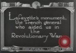 Image of Lafayette Monument Washington DC USA, 1921, second 20 stock footage video 65675064514