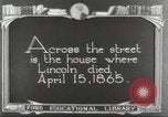 Image of Lincoln Memorial Washington DC USA, 1921, second 15 stock footage video 65675064515