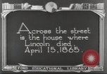 Image of Lincoln Memorial Washington DC USA, 1921, second 18 stock footage video 65675064515
