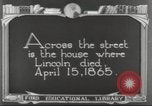 Image of Lincoln Memorial Washington DC USA, 1921, second 19 stock footage video 65675064515