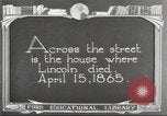 Image of Lincoln Memorial Washington DC USA, 1921, second 20 stock footage video 65675064515