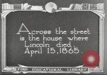 Image of Lincoln Memorial Washington DC USA, 1921, second 21 stock footage video 65675064515