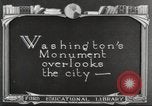 Image of Washington Monument Washington DC USA, 1921, second 1 stock footage video 65675064516