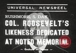 Standbild Mount Rushmore National Memorial South Dakota United States USA, 1939, aus Sekunde 1 historischem Filmmaterial Videoclip 65675064529