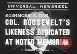 Standbild Mount Rushmore National Memorial South Dakota United States USA, 1939, aus Sekunde 3 historischem Filmmaterial Videoclip 65675064529