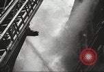 Image of building on fire London England United Kingdom, 1939, second 15 stock footage video 65675064530