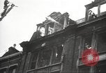Image of building on fire London England United Kingdom, 1939, second 21 stock footage video 65675064530