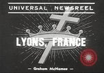 Standbild Marial Kongress Lyon Frankreich, 1939, aus Sekunde 3 historischem Filmmaterial Videoclip 65675064534