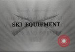 Image of skiing equipment United States USA, 1942, second 21 stock footage video 65675064553