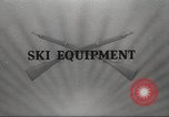 Image of skiing equipment United States USA, 1942, second 23 stock footage video 65675064553