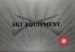 Image of skiing equipment United States USA, 1942, second 24 stock footage video 65675064553