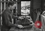 Image of skiing equipment United States USA, 1942, second 59 stock footage video 65675064554
