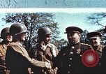 Image of East meets west Torgau Germany, 1945, second 9 stock footage video 65675064565