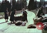 Image of German civilians evacuating Germany, 1945, second 28 stock footage video 65675064577