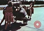 Image of German civilians evacuating Germany, 1945, second 56 stock footage video 65675064577